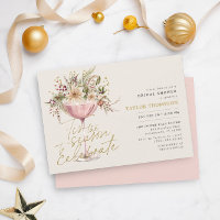 Tis the Pale Pink Winter Bridal Shower