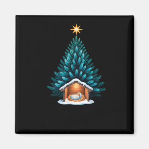 Tis The Reason Baby Jesus Manger Nativity Christma Magnet