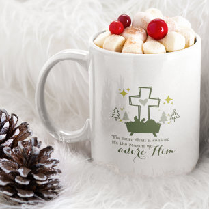 TIS THE REASON Christian Nativity Christmas Coffee Mug