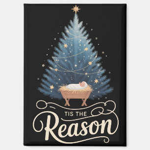 Tis The Reason Christian Religious Christmas Bible Magnet