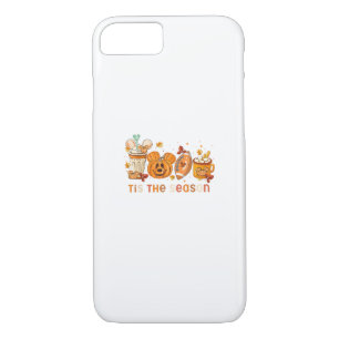 Tis The Season Autumn Halloween Pumpkin Fall Drink Case-Mate iPhone Case