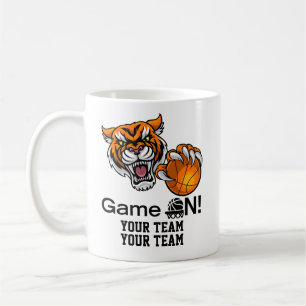 Tis The Season Basketball Game On Tiger Coffee Mug