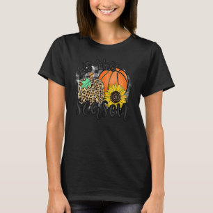 Tis The Season Basketball Pumpkin Fall Thanksgivin T-Shirt