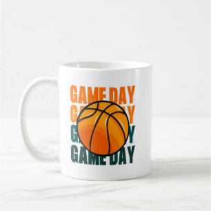 Tis The Season Basketball Vintage Game Day Coffee Mug