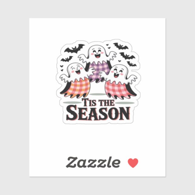 Tis The Season Chequered Halloween (Sheet)