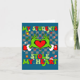 Tis The Season Christmas Funny My Students Stole M Card