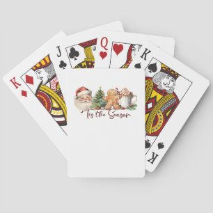 Tis The Season Christmas Holiday Apparel Funny Chr Playing Cards