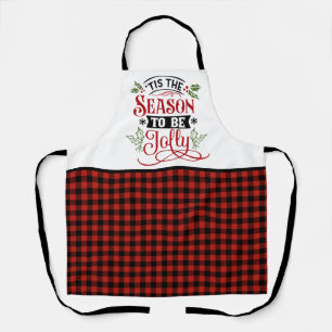 Tis the Season Christmas Holiday Apron