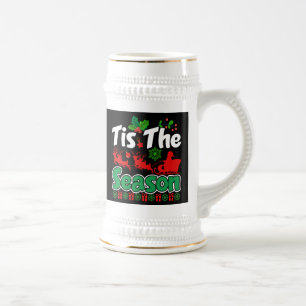 Tis The Season Christmas Holiday Design-61067 Beer Stein