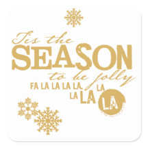 Tis the Season Christmas Holiday Sticker