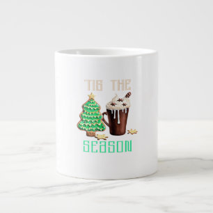 Tis The Season Christmas Large Coffee Mug
