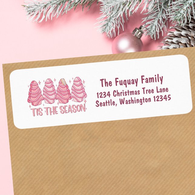 Tis The Season Christmas Mailing Return Address (Tis The Season Christmas Mailing Return Address Label)