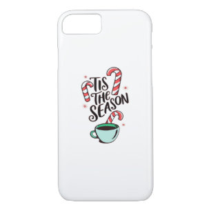 Tis The Season Christmas Peppermint Hot Chocolate Case-Mate iPhone Case