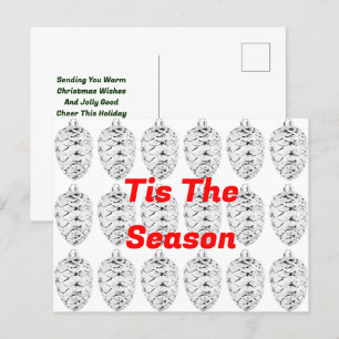 Tis The Season Christmas Postcard