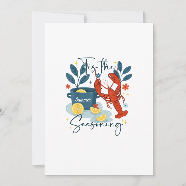 Tis The Season Christmas Quote Holiday Card (Front)