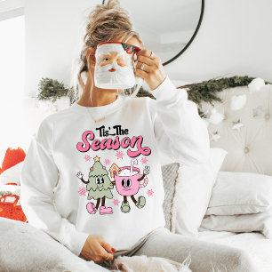 Tis The Season Christmas Sweatshirt, Cute Holiday  Sweatshirt