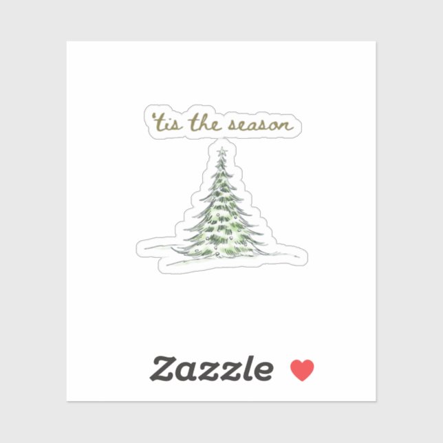 Tis The Season Christmas Tree Debbie Groovy Santa (Sheet)