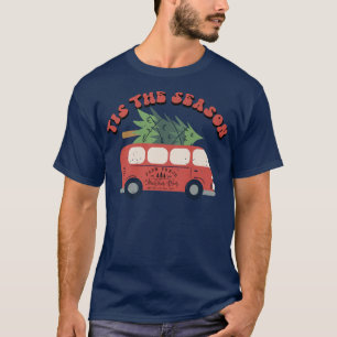 Tis The Season Christmas Truck Farm Fresh Xmas Fam T-Shirt
