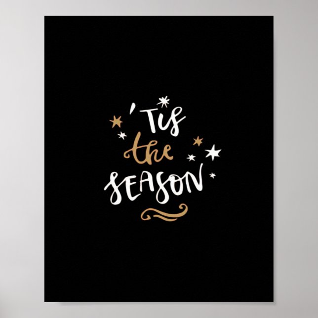 Tis The Season Classic Aesthetic Style Poster (Front)