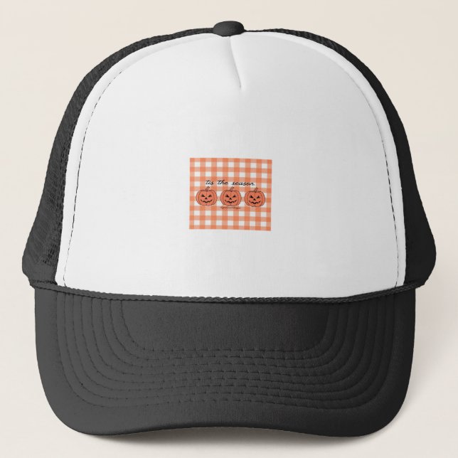 Tis The Season Classic Funny Design Trucker Hat (Front)