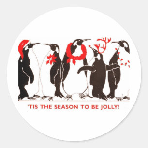 Tis the Season Classic Round Sticker