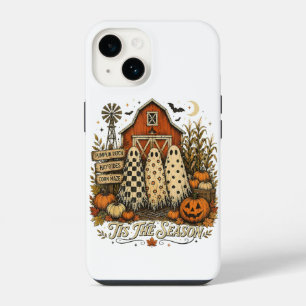 Tis The Season Fall Autumn Halloween Ghosts iPhone 14 Case