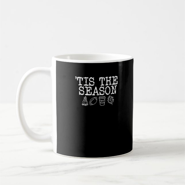 Tis The Season Fall Design Coffee Mug (Left)