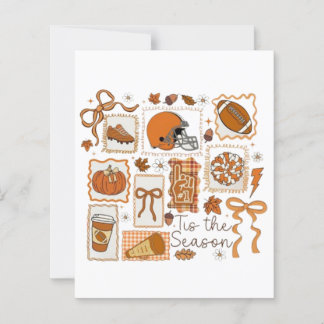 🍂 Tis the Season Fall Football Graphic 🏈