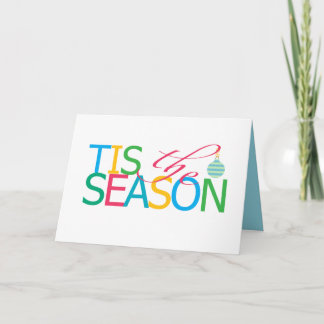 Tis the Season Folded Holiday Card