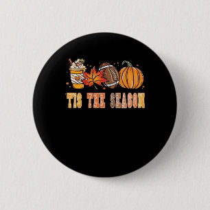 Tis The Season Football By Creative 2 Inch Round Button