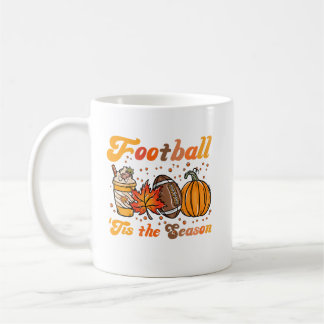 Tis The Season Football Fall Coffee Pumpkin Coffee Mug