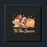 Tis The Season Football Fall Season Football Pumpk Magnet<br><div class="desc">Tis The Season Football Fall Season Football Pumpkin Spice</div>