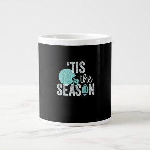 Tis The Season Football Family I Heart Football Se Large Coffee Mug