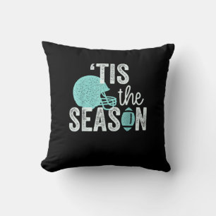 Tis The Season Football Family I Heart Football Se Throw Pillow