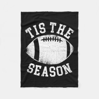 Tis The Season Football Fleece Blanket