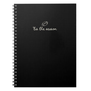 Tis The Season Football Game Day Touchdown Season Notebook