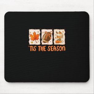 Tis The Season Football Halloween Thanksgiving  Mouse Pad