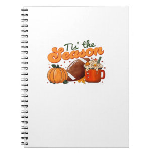 Tis The Season Football Mug Autumn Design Notebook