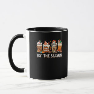 Tis The Season Football Pumpkin Spice Halloween Fa Mug
