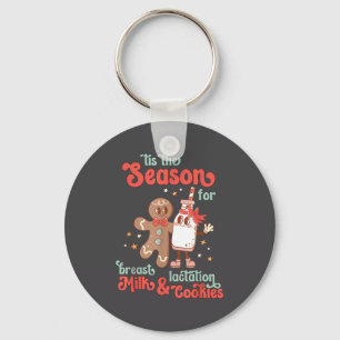Tis The Season For Breast &amp; Lactation Birth Wo Keychain