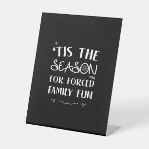 Tis The Season For Forced Essential Pedestal Sign