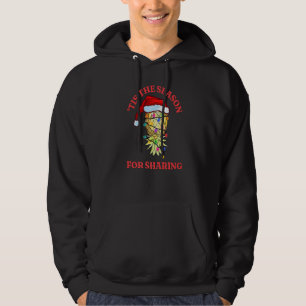Tis The Season For Sharing Upside Down Pineapple S Hoodie