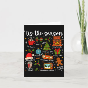 Tis The Season For Women Men Boys Youth Christmas  Card