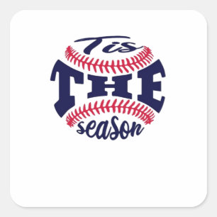 Tis The Season  Funny Aesthetic Casual Square Sticker