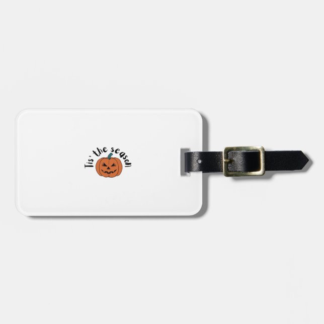 Tis The Season Funny Sloth Design Luggage Tag (Front Horizontal)