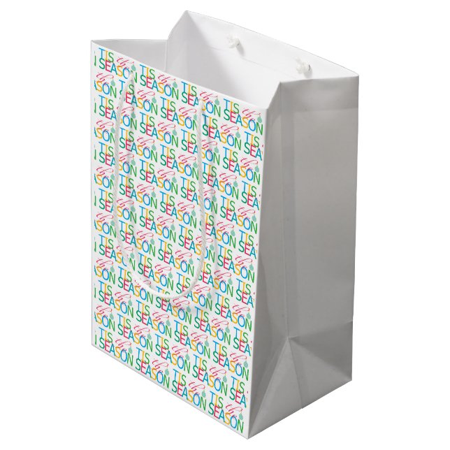 Tis the Season Gift Bag (Back Angled)