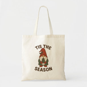 Tis The Season Gnome Christmas Tote Bag