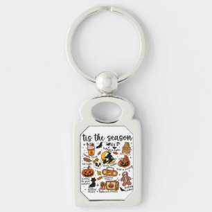 'Tis the season Halloween Doodles Keychain