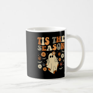 Tis The Season Halloween Ghost Outfit Costume Retr Coffee Mug