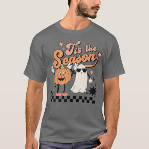 Tis The Season Halloween Ghost Pumpkin Spice Spook T-Shirt
